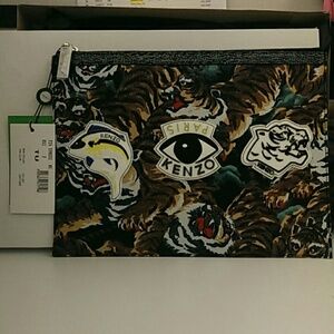 Kenzo Paris Multi Logo Pouch